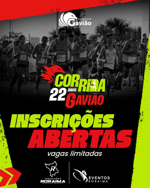 Corrida GAVIÃO 22 anos 2025 1ª Edição