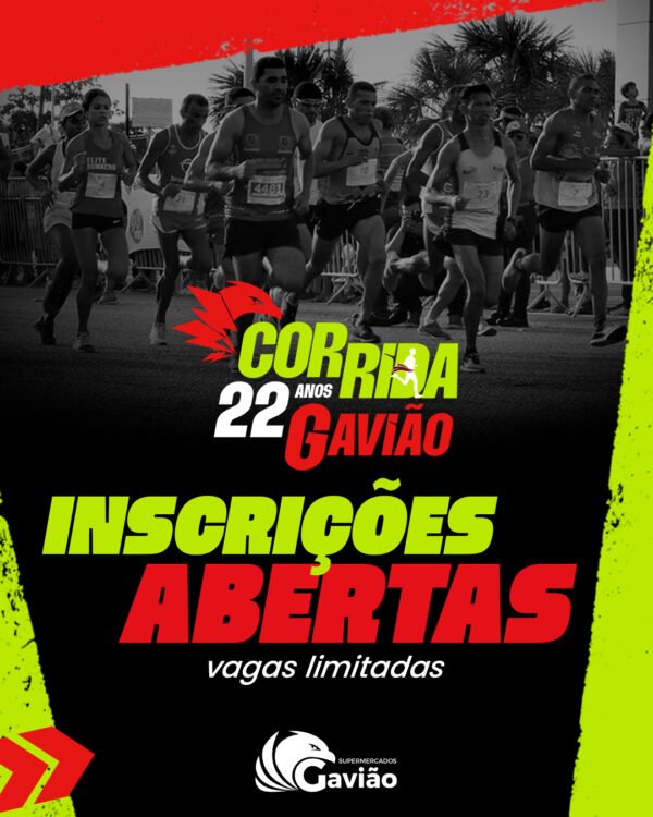 Corrida GAVIÃO 22 anos 2025 1ª Edição