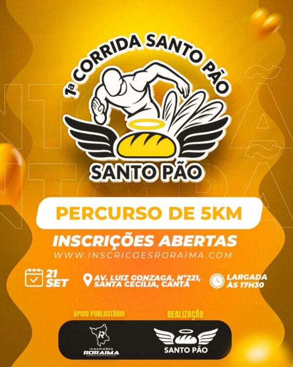 Corrida SANTO PÃO 2025 1ª Edição