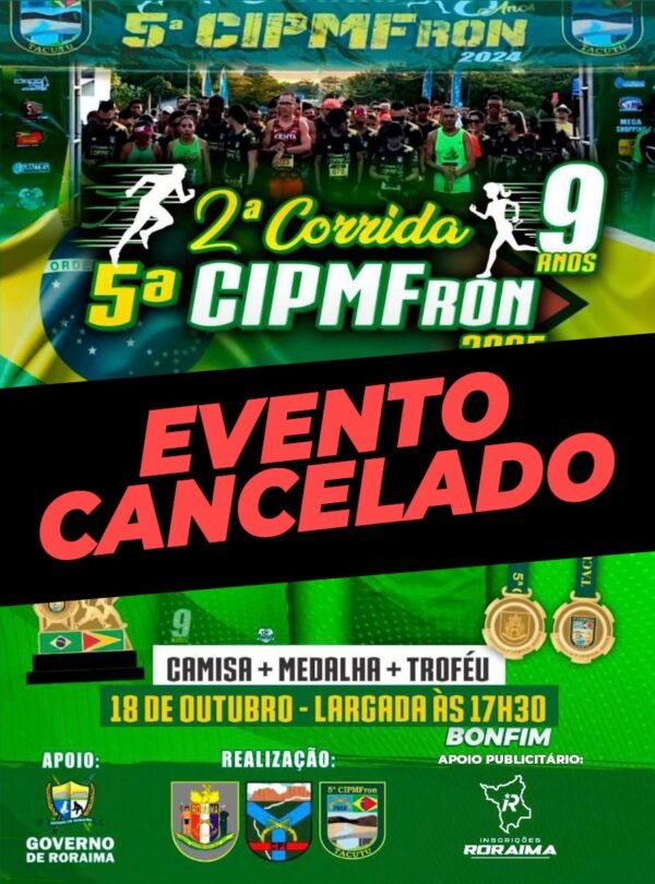Corrida 5ª CIPMFron Bonfim 2025 2ª Edição