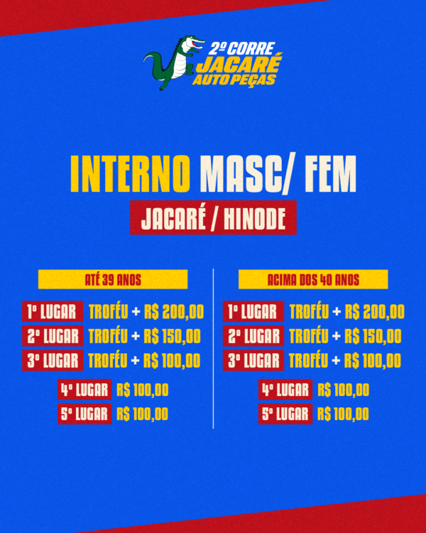 CORRE JACARÉ AutoPeças 2025 2ª Edição - Imagem 4