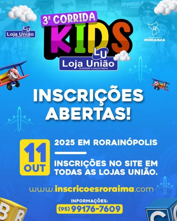 Corridinha KIDS Loja União 2025 3ª Edição