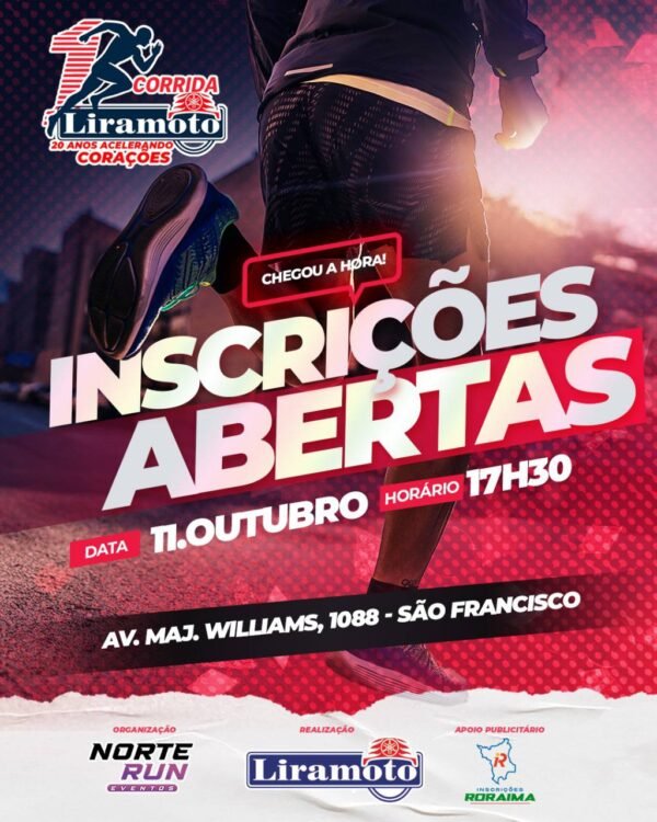 Corrida LIRAMOTO 2025 1ª Edição