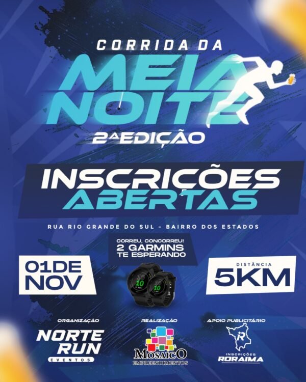 Corrida da MEIA-NOITE 2025 2ª Edição