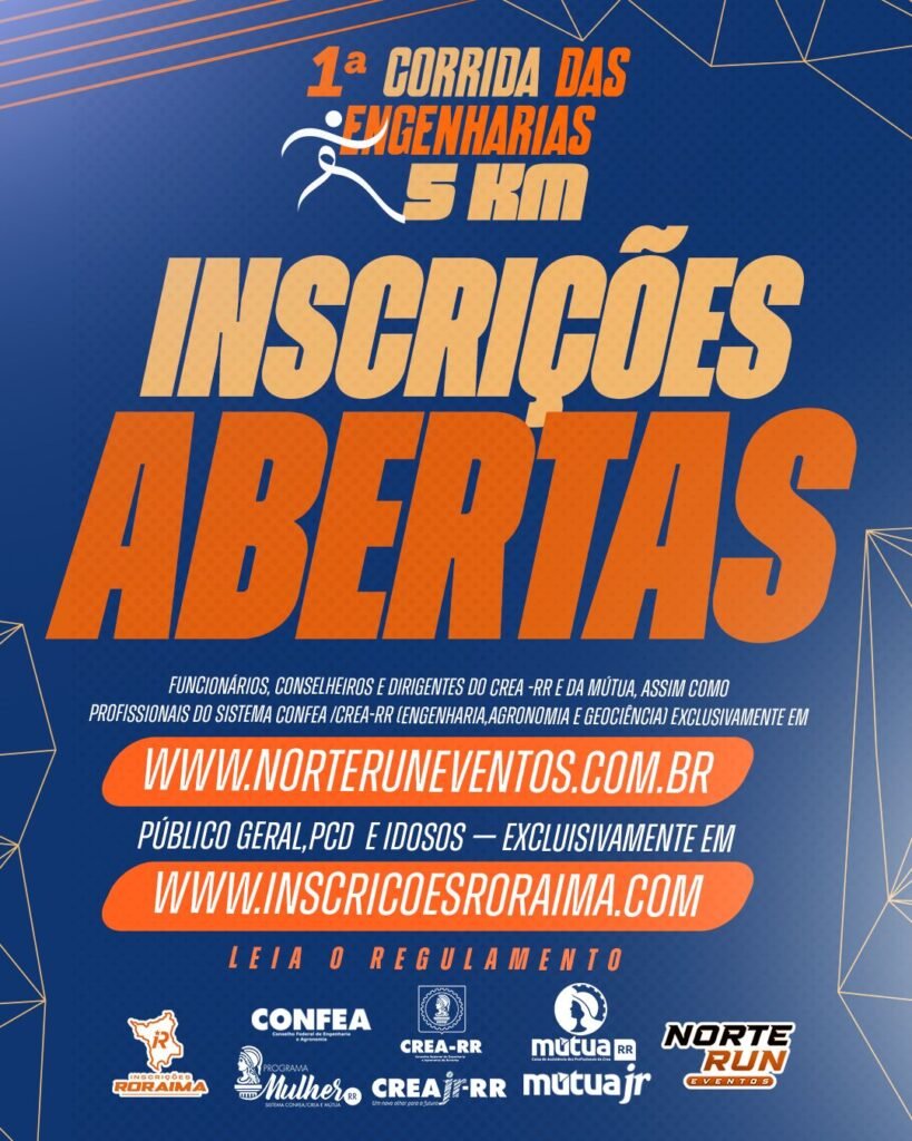 Corrida das ENGENHARIAS 2025 1ª Edição