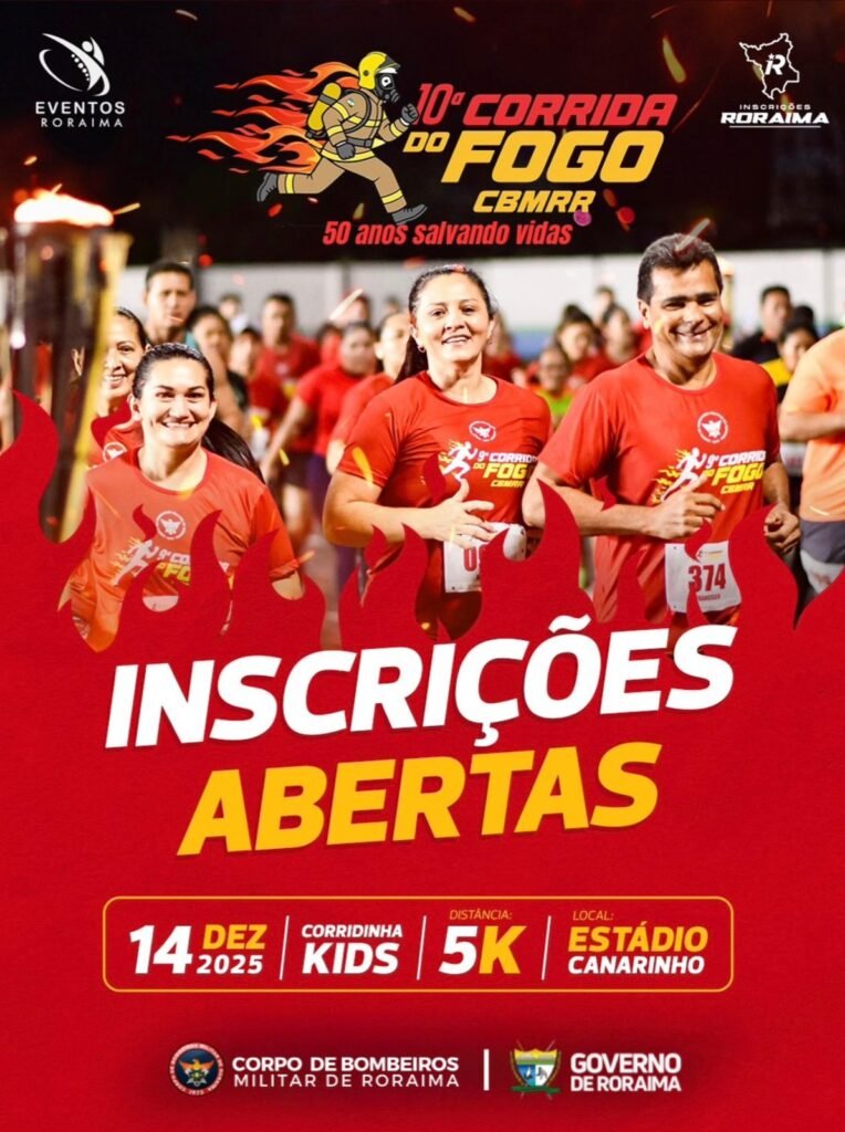 Corrida do FOGO CBMRR 2025 10ª Edição