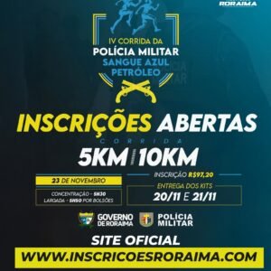 Corrida SANGUE AZUL PETRÓLEO PMRR 2025 81 anos