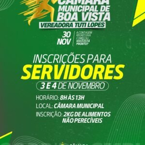 Corrida CÂMARA MUNICIPAL DE BOA VISTA 2025 2ª Edição