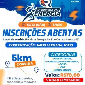 Corrida RORAIMA ENERGIA 2025 2ª Edição
